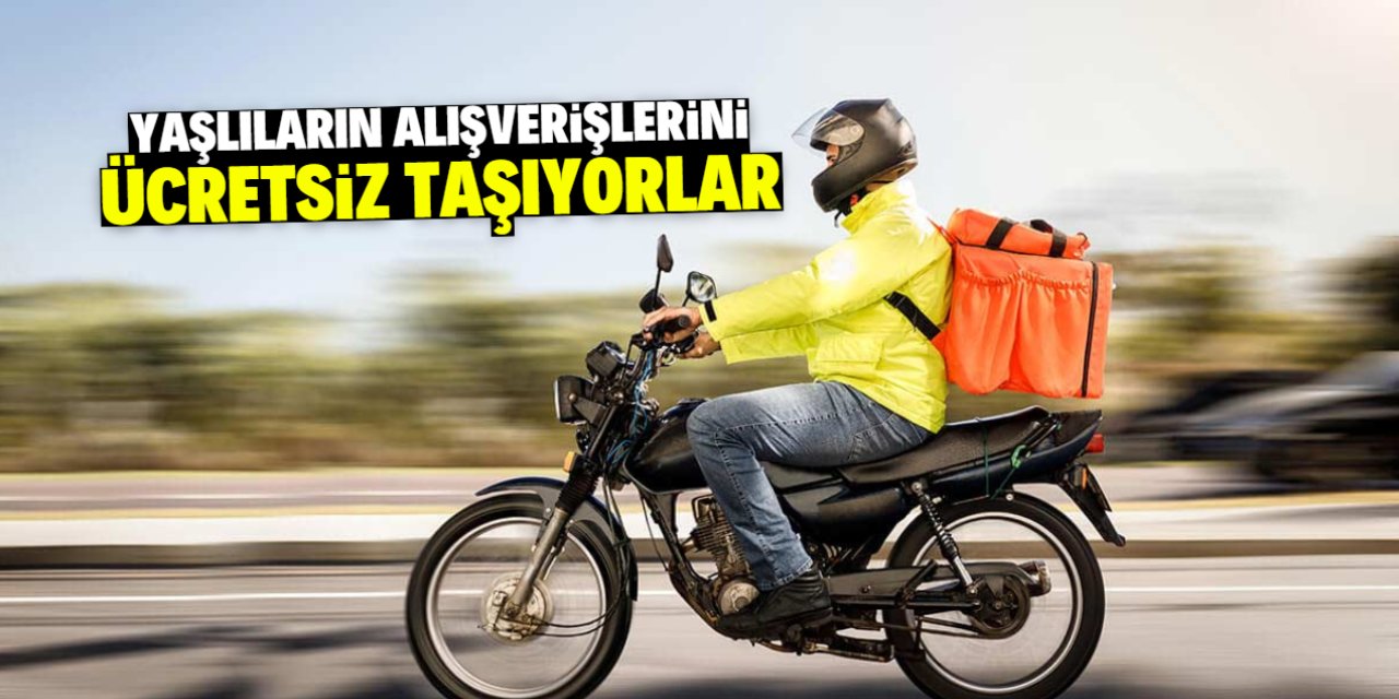 Konya'da örnek faaliyet! Yaşlıların alışverişlerini evlere ücretsiz taşıyorlar