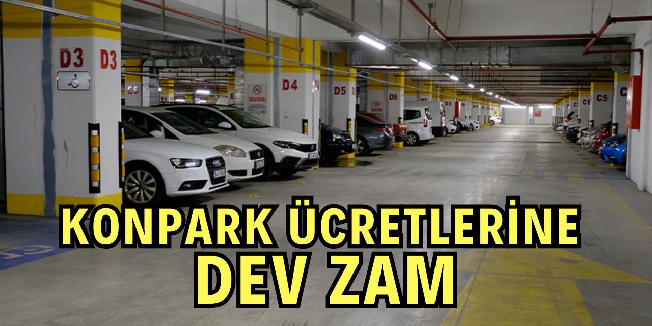 Konya Büyükşehir'den otopark ücretlerine dev zam
