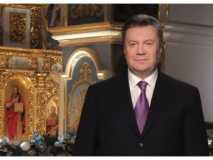 Yanukoviç, Ortodoks Noel’ini Kutladı