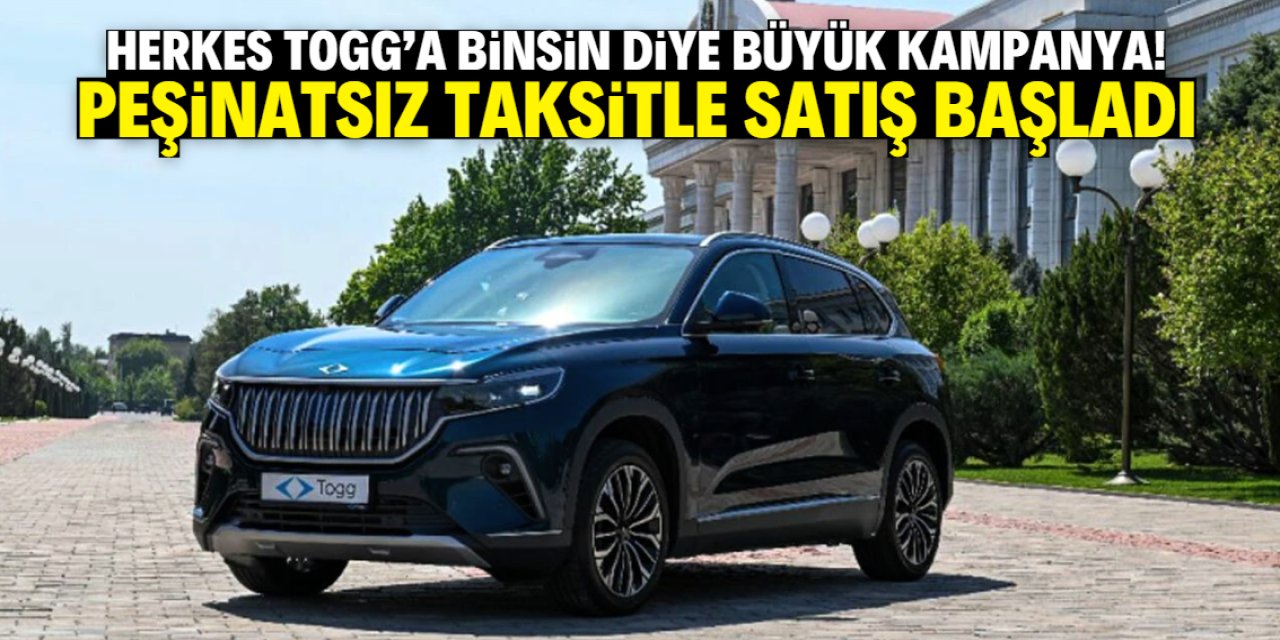 TOGG Mart ayına özel kampanya yaptı! Peşinatsız taksitle satılacak