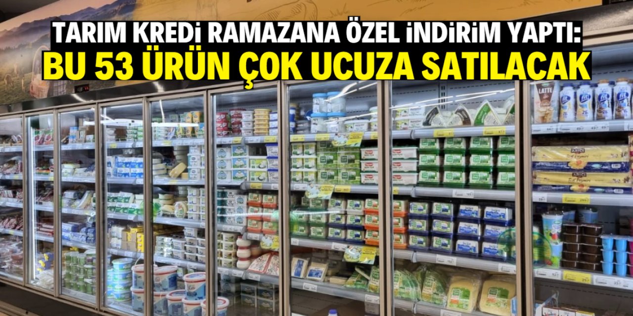 Tarım Kredi indirim yaptı