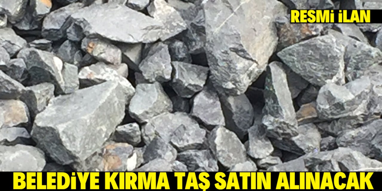 Konya Büyükşehir kırma taş satın alacak