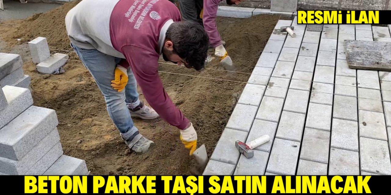 Beton parke satın alınacak