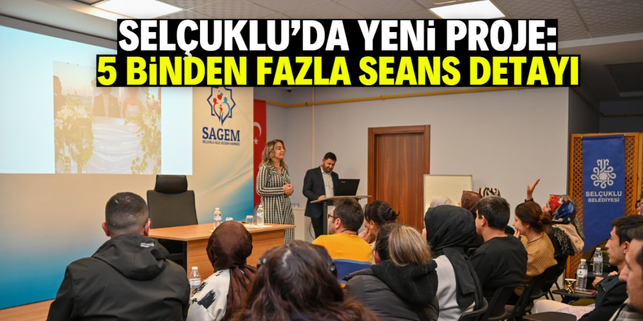 Selçuklu'dan yeni proje! 5 binden fazla seans gerçekleştirildi