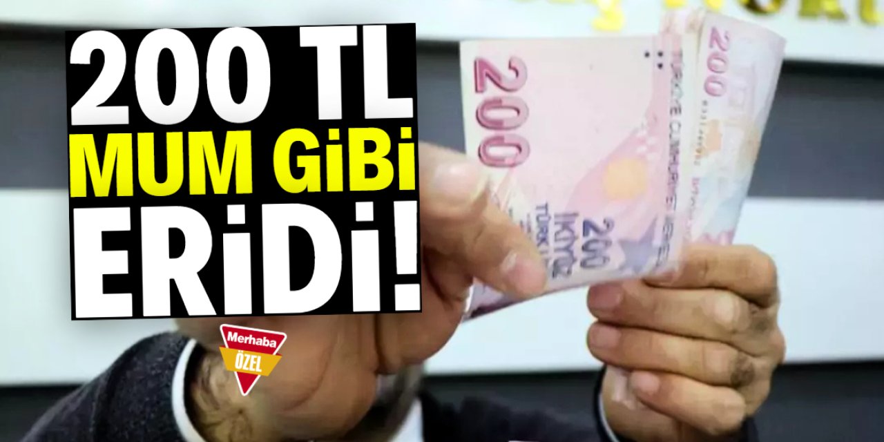 200 TL 16 yılda böyle eridi!