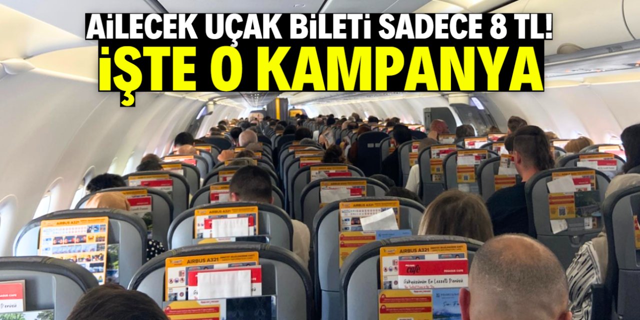Ailecek uçak seyahati sadece 8 TL! Tek yapmanız gereken bu