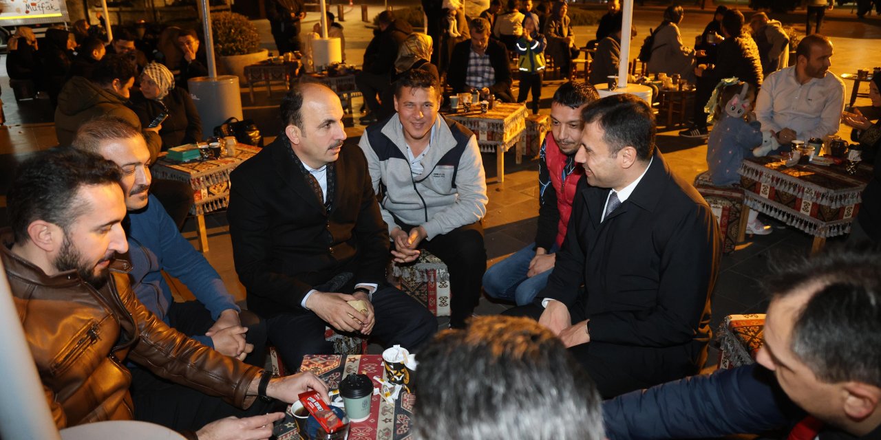 Altay, vatandaşların taleplerini dinledi