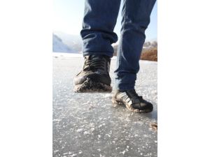 Termometreler - 20'yi Gösterdi, Göyne Barajı Buz Tuttu