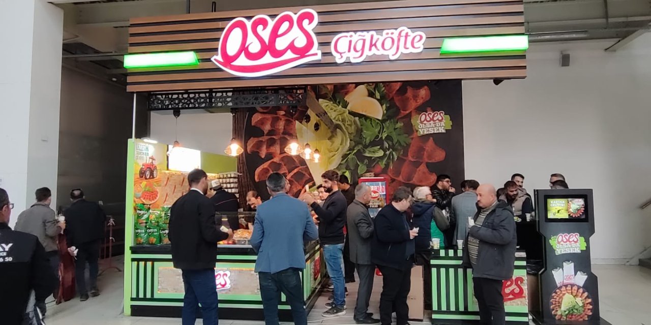 Oses Çiğköfte Konya Tarım Fuarı'na lezzet kattı