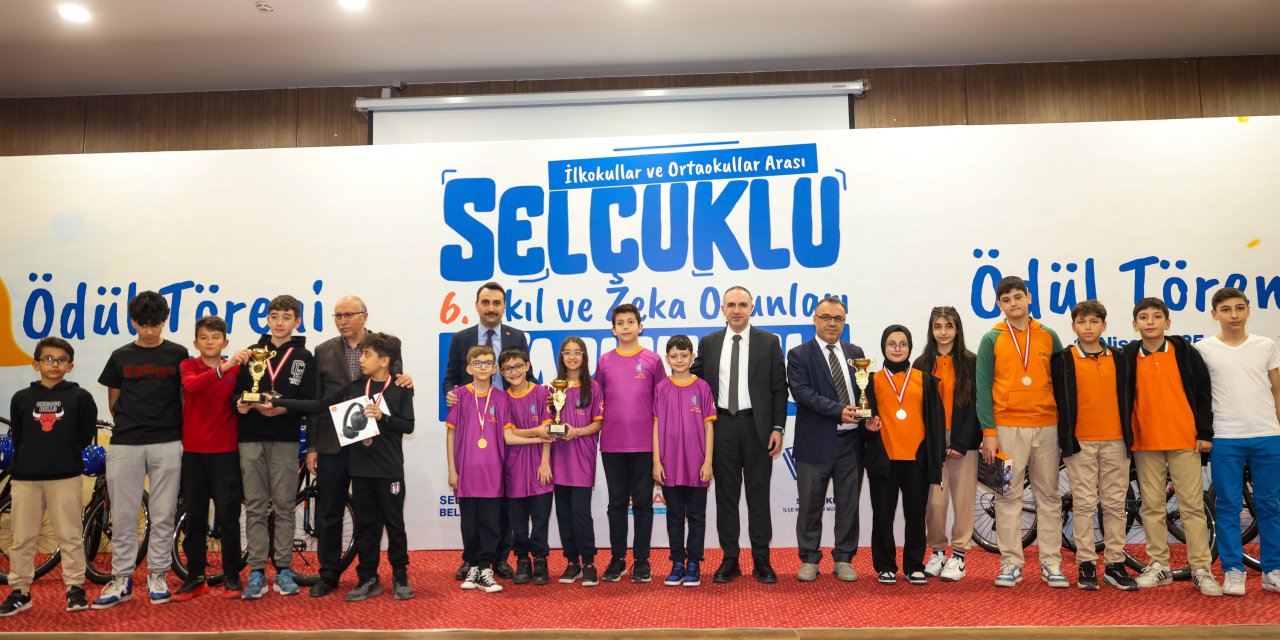 Selçuklu Akıl ve Zeka oyunlarında ödül heyecanı