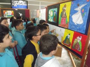 Aksaray Özel Sema İlköğretim Okulu Öğrencilerinden Enstalasyon Sergisi