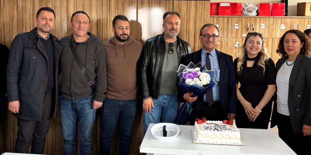 Okul müdürü İlçin’e buruk veda