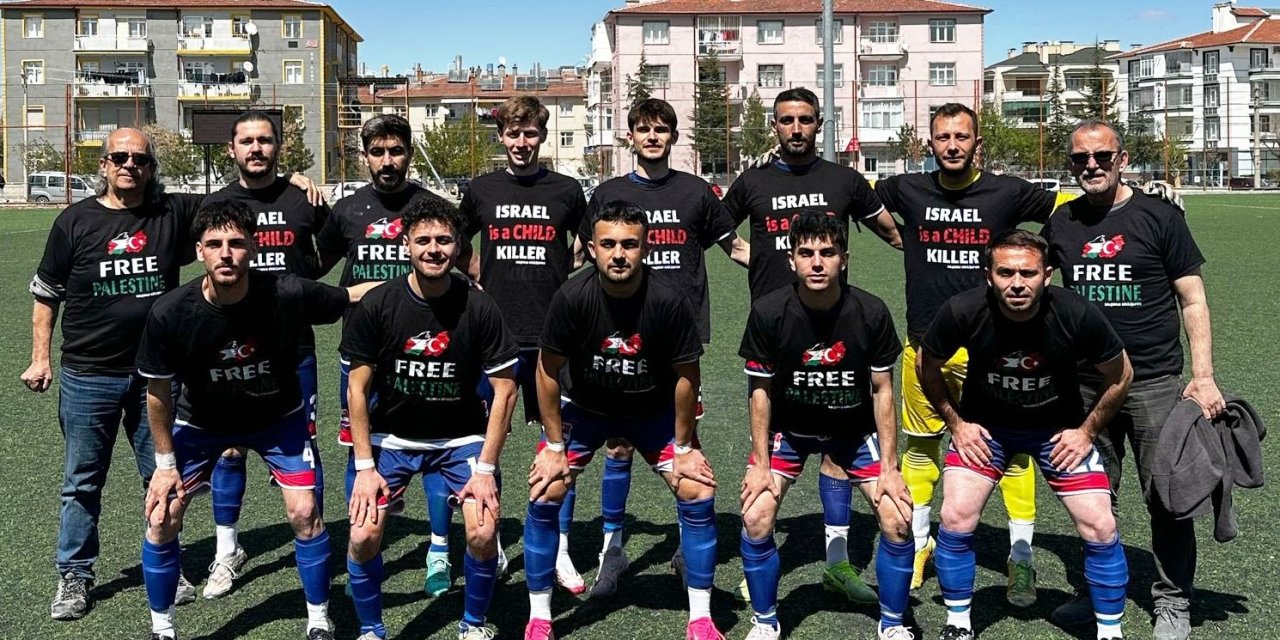 Selçuklu Dirilişspor  İşgalci İsrail’i protesto etti
