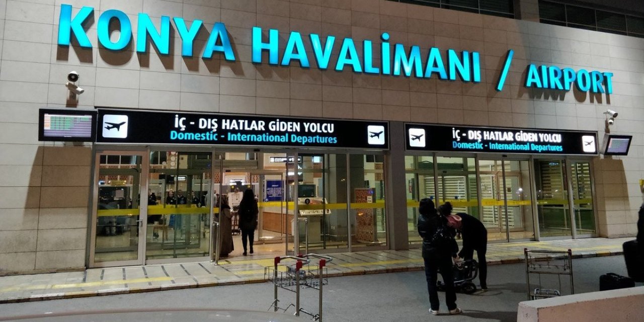 Konya Havalimanı'nda 1 ayda 58 bin yolcu uçtu