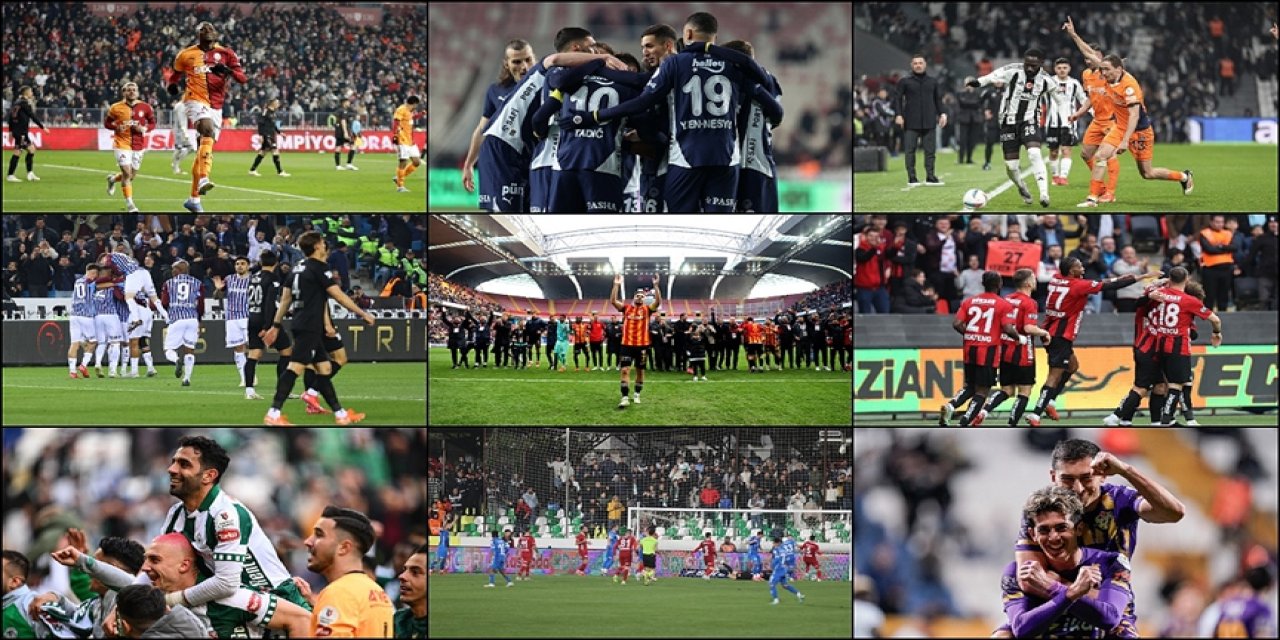 Süper Lig'de 31. haftanın perdesi kapandı
