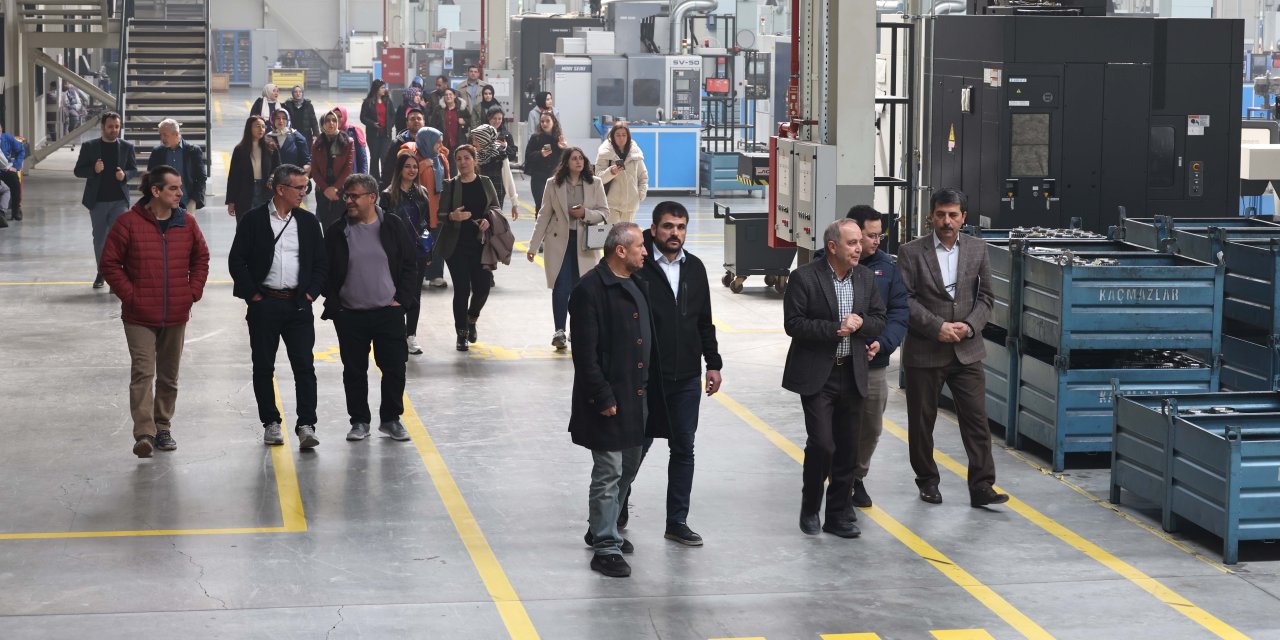 Mesleki eğitimi özendirmek için fabrika ziyareti