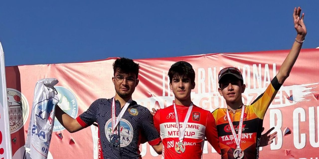 Taşkentsporlu pedallar  Manisa’da üçüncü oldu