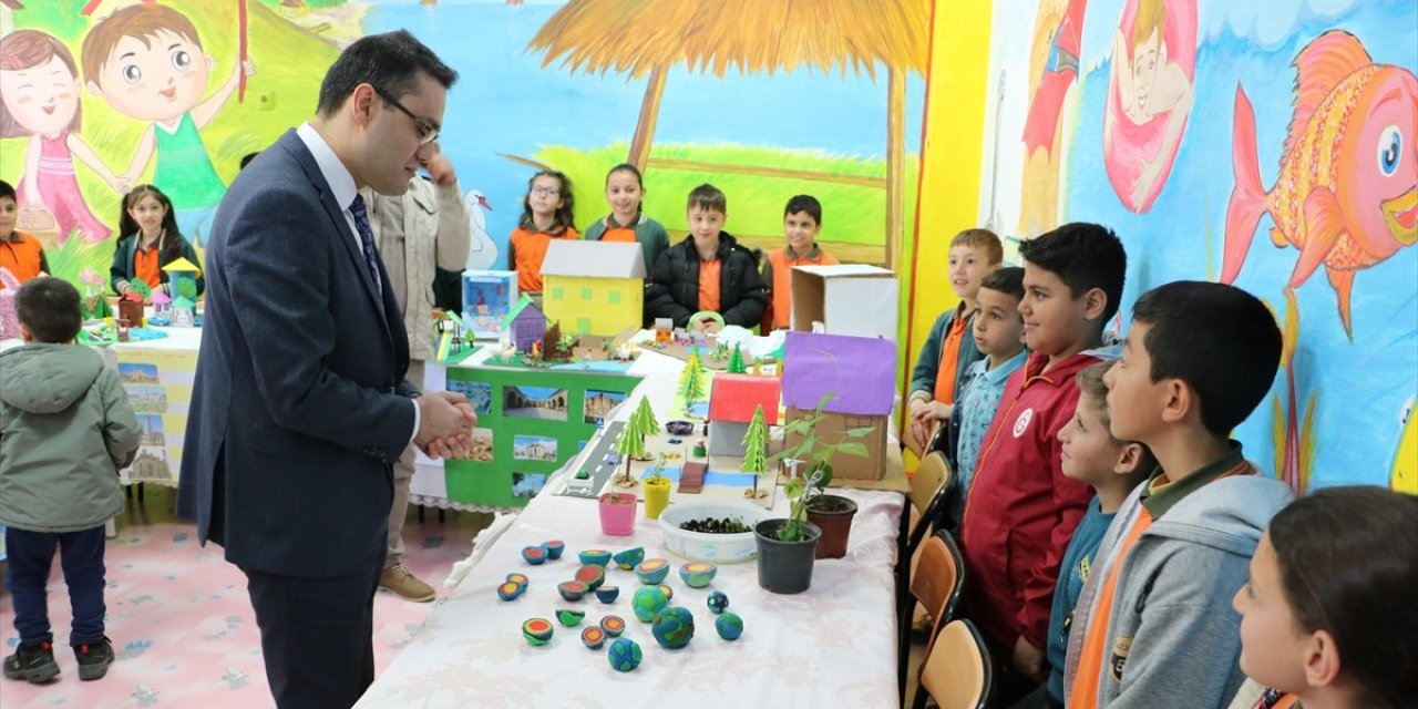 Sarayönü'nde geri dönüşüm sergisi açıldı