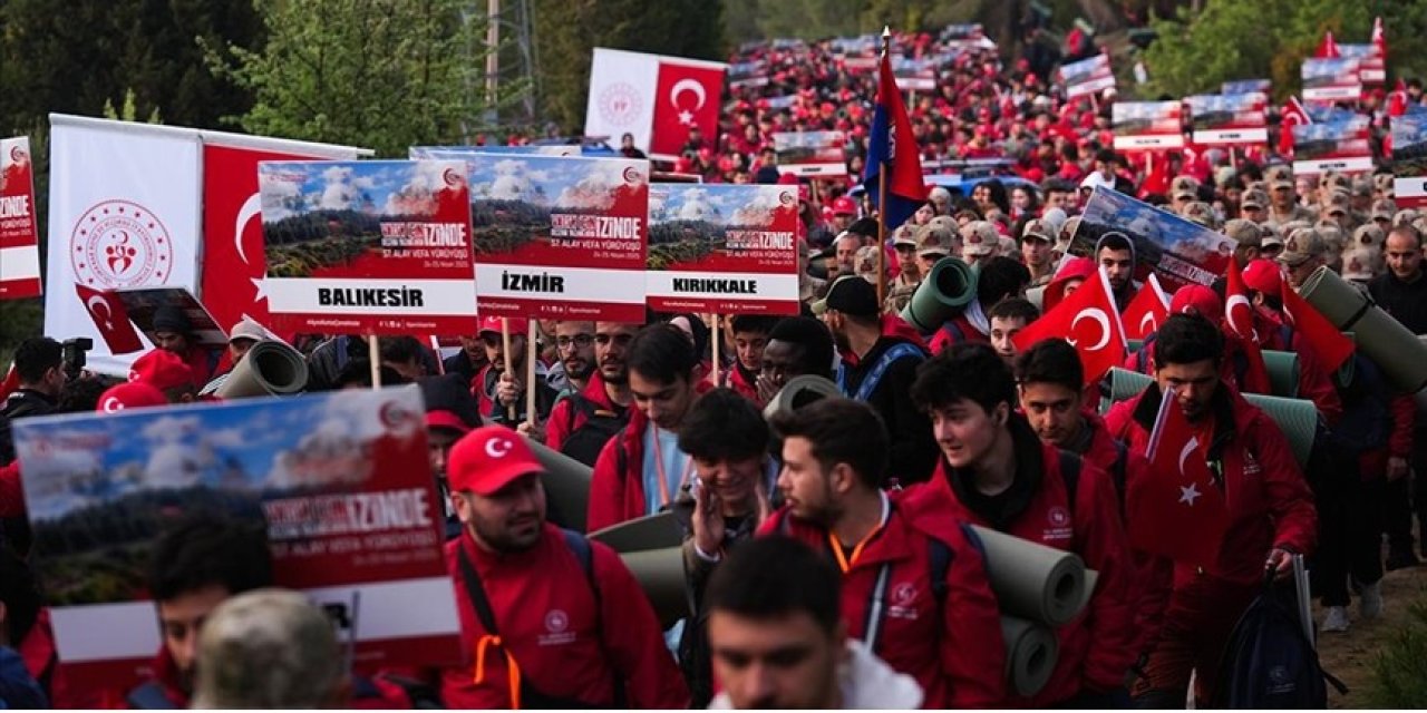 57'nci Alay için vefa yürüyüşü