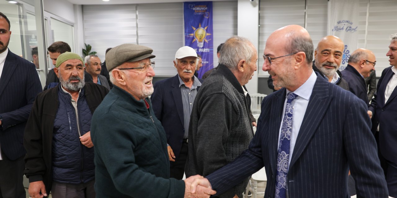 Pekyatırmacı, Beyhekim'de vatandaşları dinledi