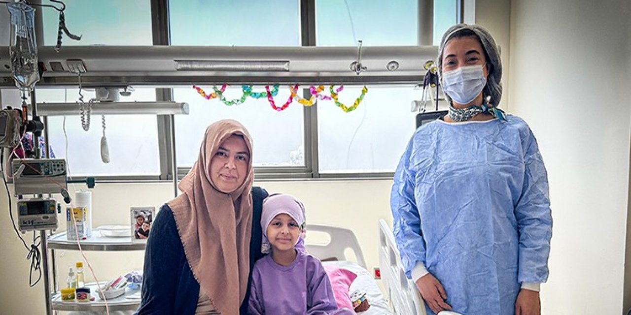 7 yaşındaki Zeynep, kardeşinin kordon kanıyla sağlığına kavuştu
