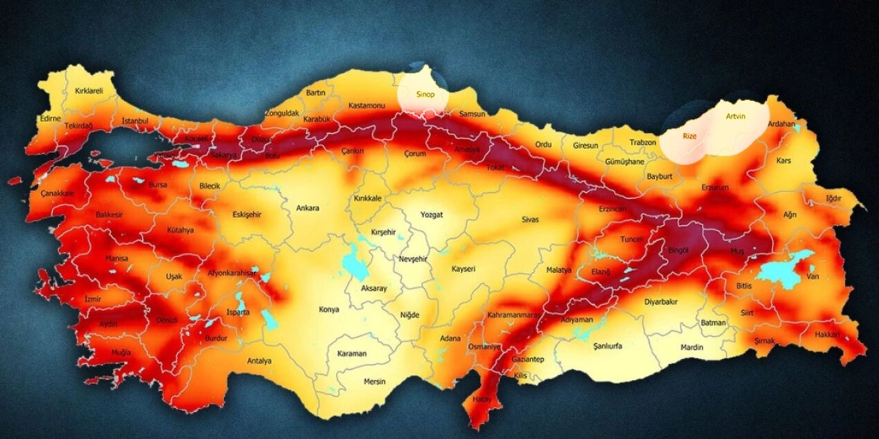 Türkiye'de deprem riski en düşük olan 3 il belli oldu! Duyunca şaşıracaksınız