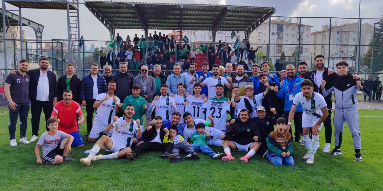 Karapınar Belediyespor Play-Off'ta bir üst tura yükseldi