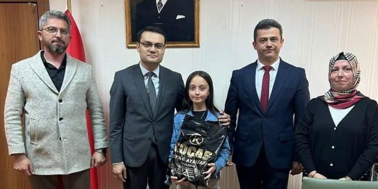 Sarayönü'nde yarışma sonrası ödül sevinci