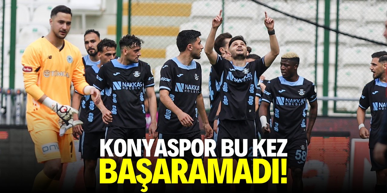 Konyaspor bu kez başaramadı!