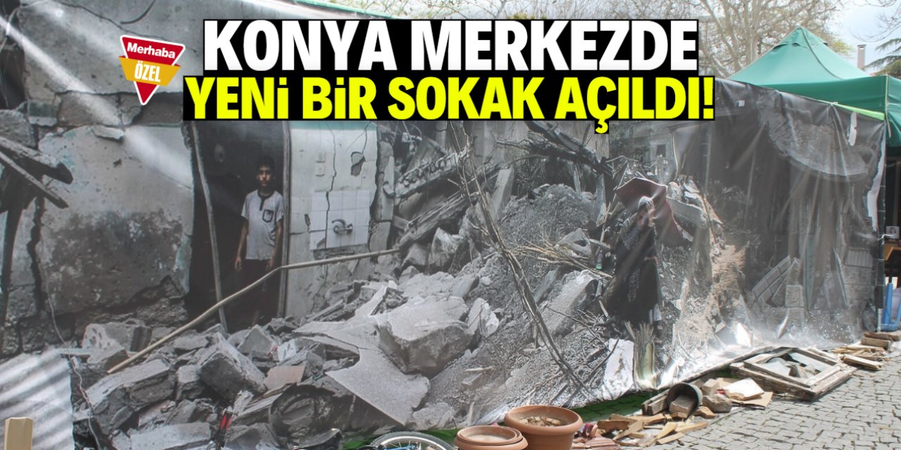 Konya merkezde yeni bir sokak açıldı!
