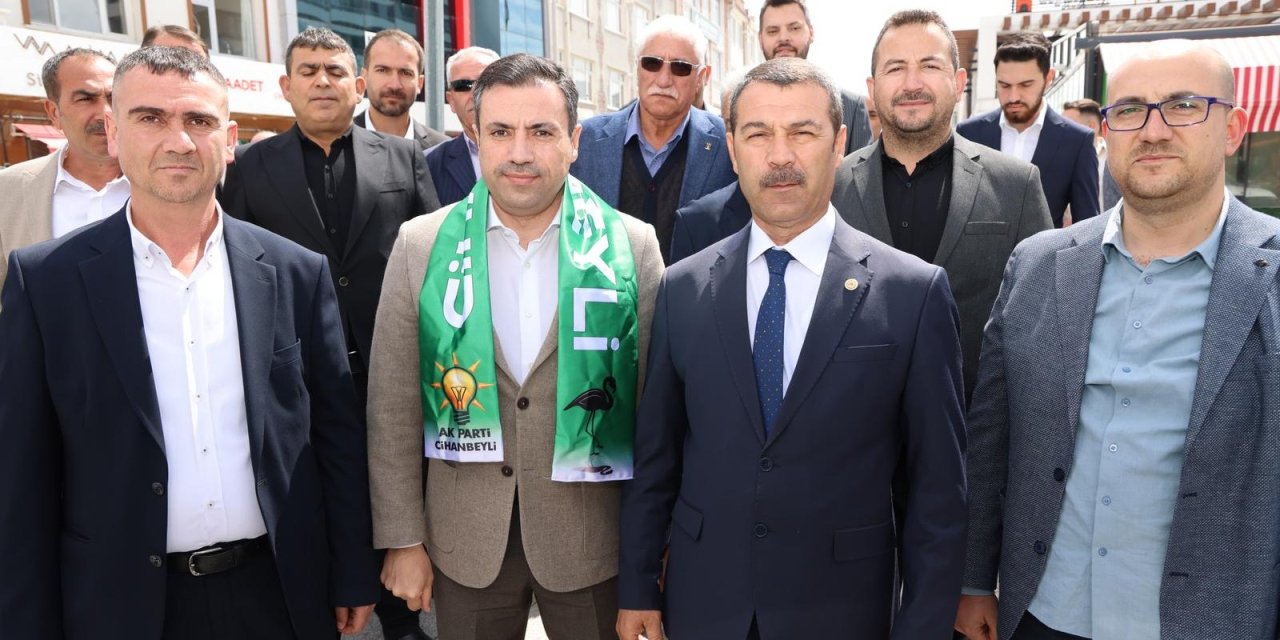 Özgökçen'den Cihanbeyli'de temaslar