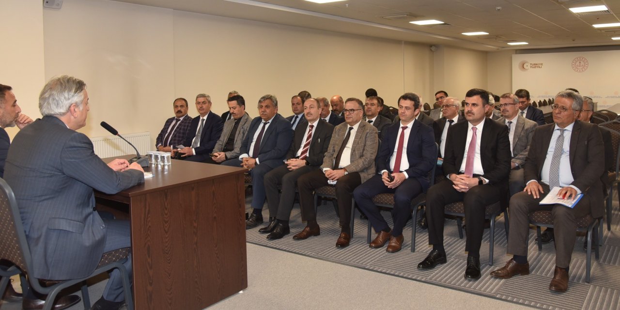 Konya'da eğitim çalışmaları konuşuldu