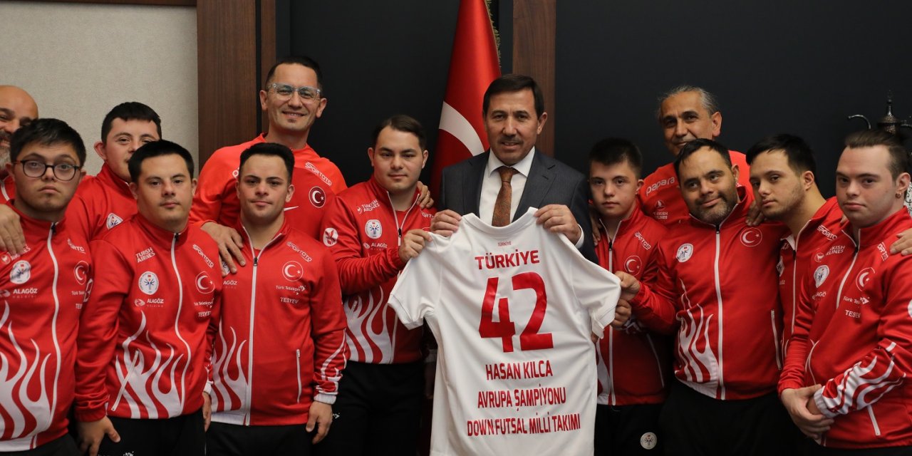 Kılca özel sporcularla bir araya geldi