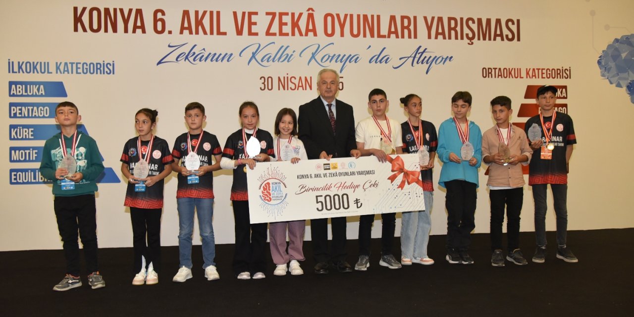 İşte Konya'nın en 'zeki ve akıllı' çocukları