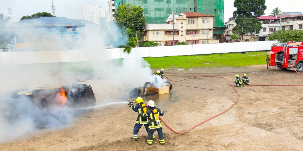 Konya itfaiyesinden Tanzanya'da eğitim