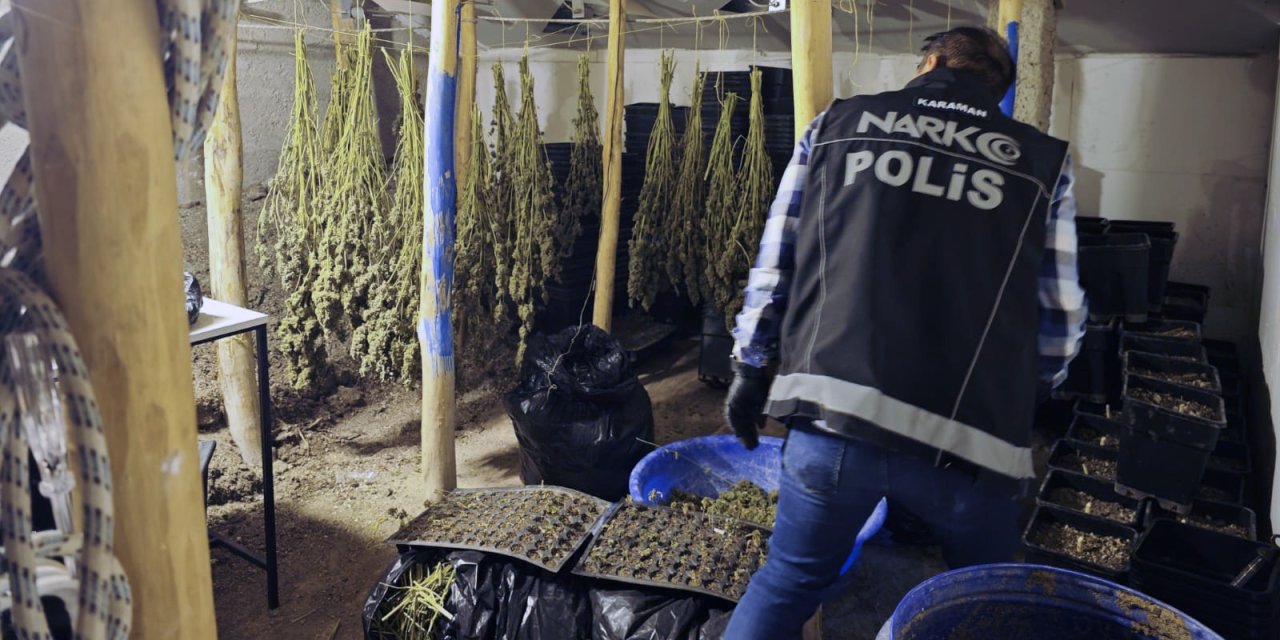 Karaman'da uyuşturucudan 1 şüpheli tutuklandı