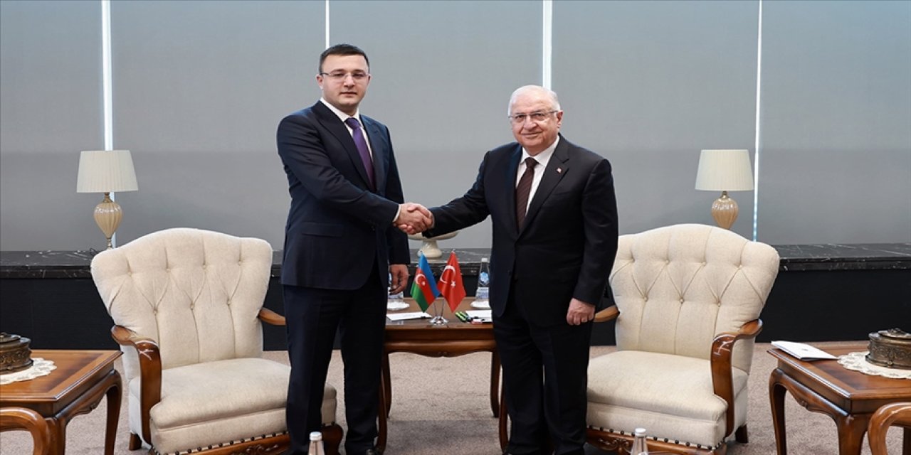 Bakan Güler, Azerbaycan Savunma Bakan Yardımcısı Gurbanov'u kabul etti