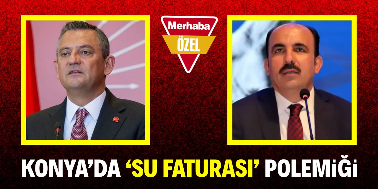 Konya'da 'su faturası' polemiği
