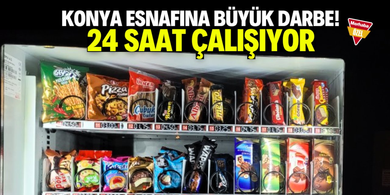 Konya esnafına büyük darbe! Bu cihazlar 24 saat çalışıyor