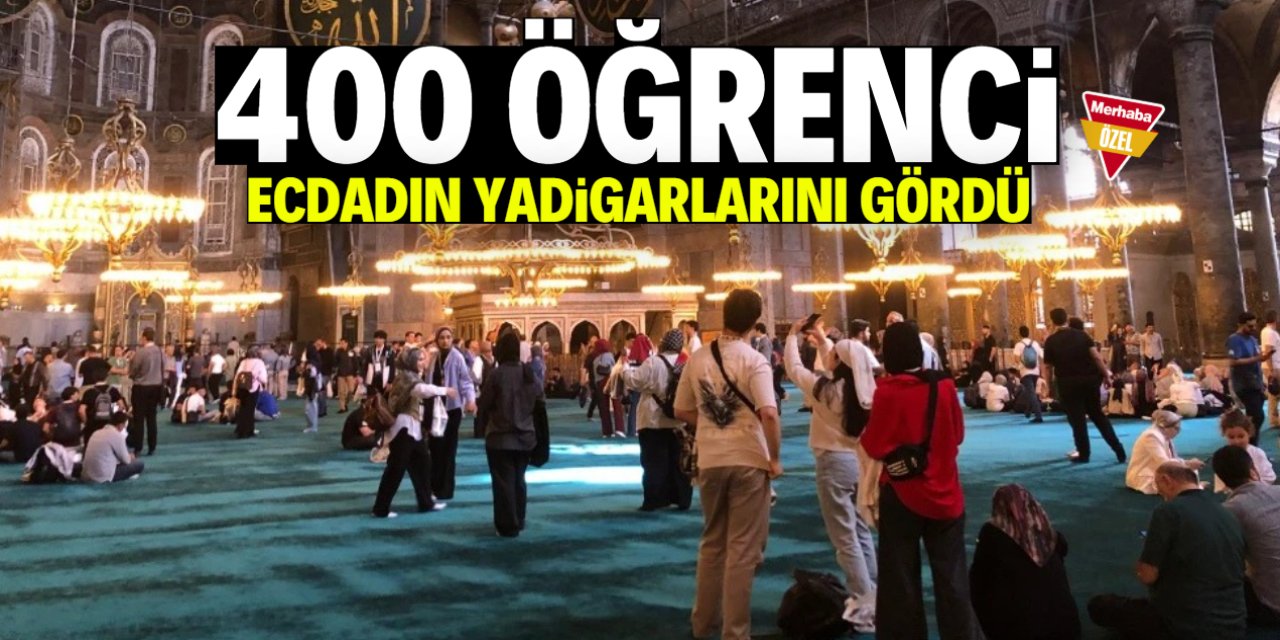 Konya Büyükşehir 400 öğrenciyi İstanbul'a götürdü