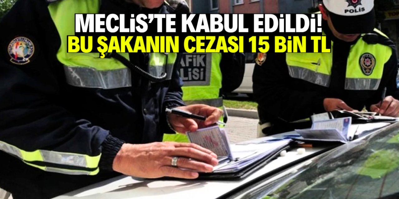 Meclis'te kabul edildi! Bu şakayı yapana 15 bin TL ceza yazılacak