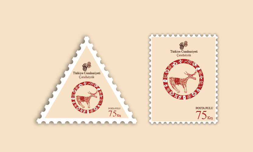 PTT'nin 'Çatalhöyük' pulu ve zarfı hazır