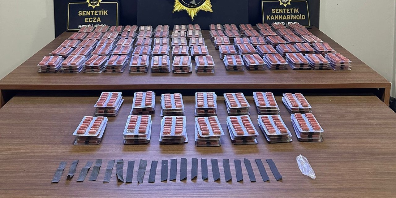 Konya'da uyuşturucudan 37 şüpheli tutuklandı