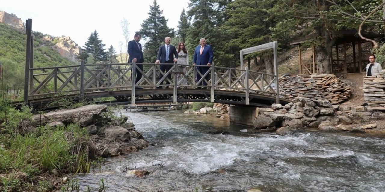 Akın'dan Bozkır'ın en güzel yerine ziyaret