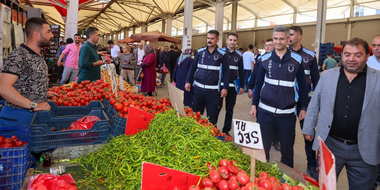 Konya'da pazar yerlerine sıkı denetim