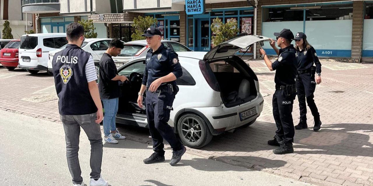 Konya'da okul çevrelerine sıkı denetim