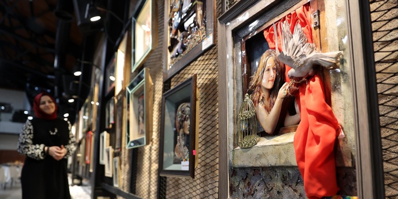 Konya'da 'Emeği Elinde Hayalin Peşinde' sergisi açıldı