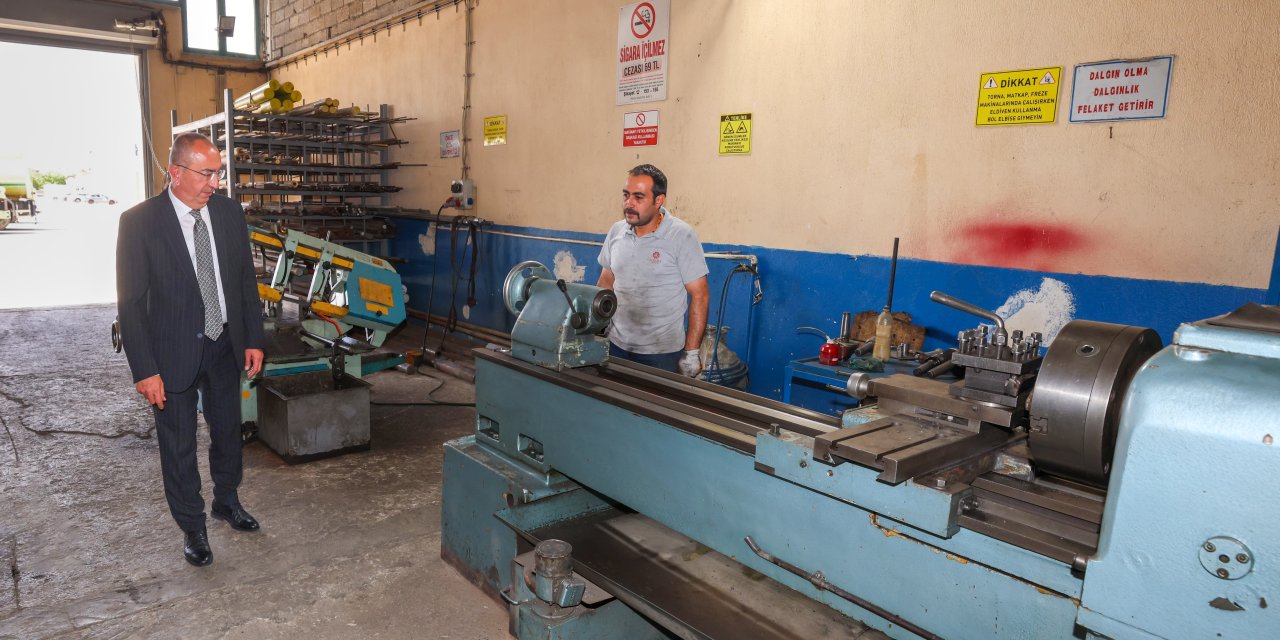 Kavuş'tan üretim tesisine ziyaret