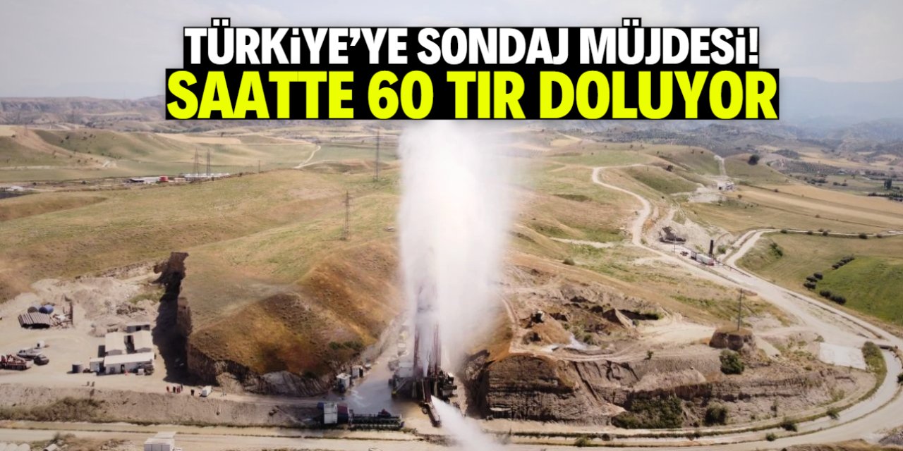 Türkiye'ye umut olan sondaj müjdesi! Saatte 60 TIR doluyor