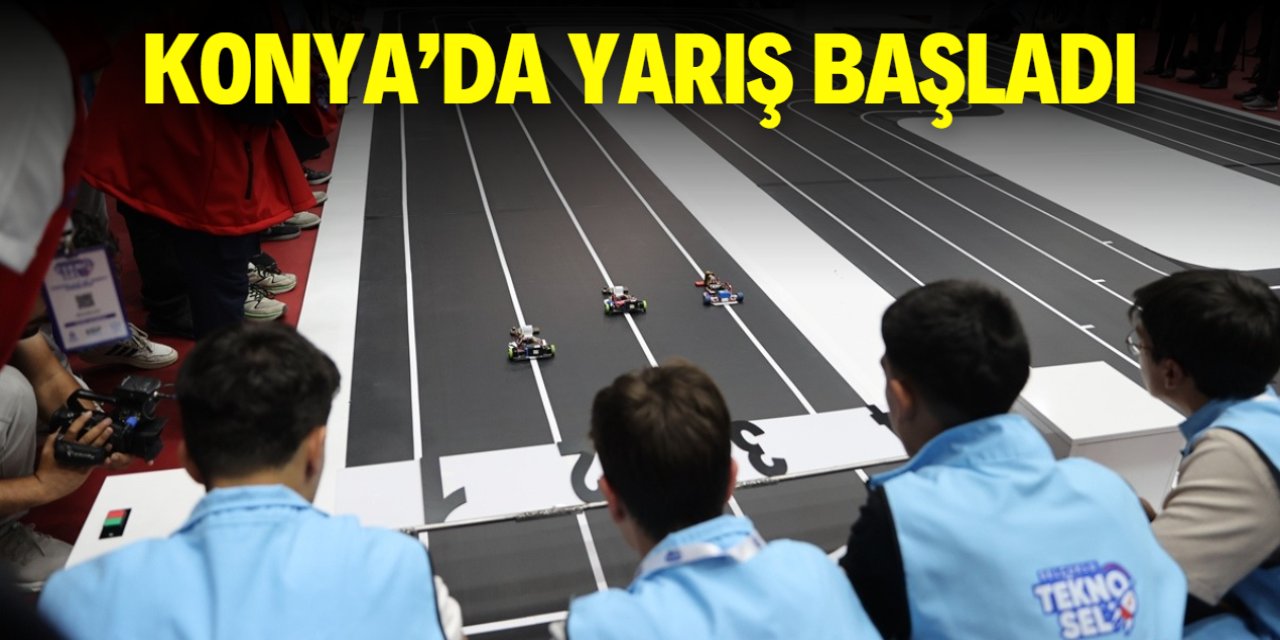 Konya'da robot yarışması başladı